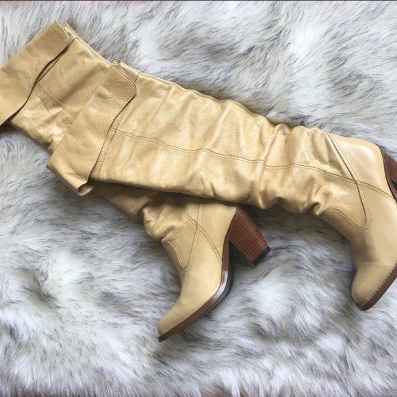 Jeffrey Campbell knee length leather western boots - Picture 2 of 8